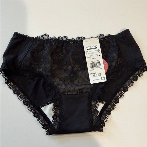 Wacoal Other - Wacoal W'BASIC Sanitary Shorts PWE638 - NWT Black
